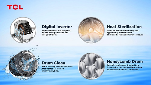 TCL Front Load Washing Machine