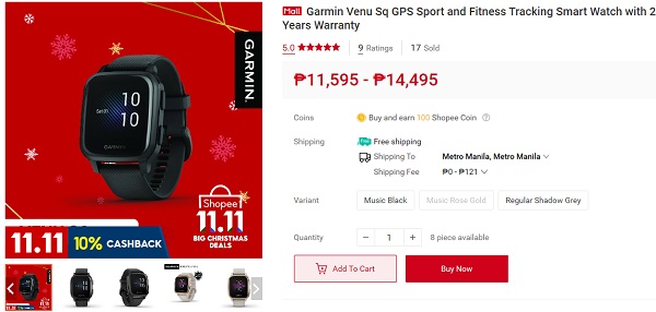 Garmin Fitness Tracker Philippine Price