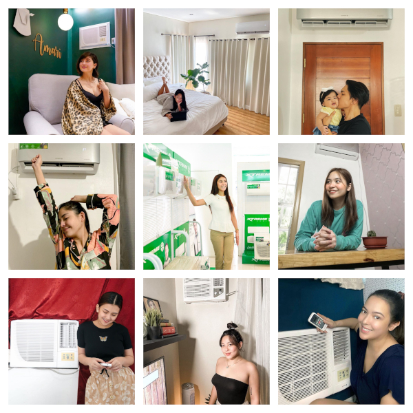 Influencers Aircon Collage