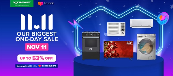 XTREME Appliances You Should Not Miss on Lazada 11.11 Sale
