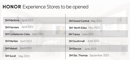 HONOR Experience Stores HONOR Experience Stores