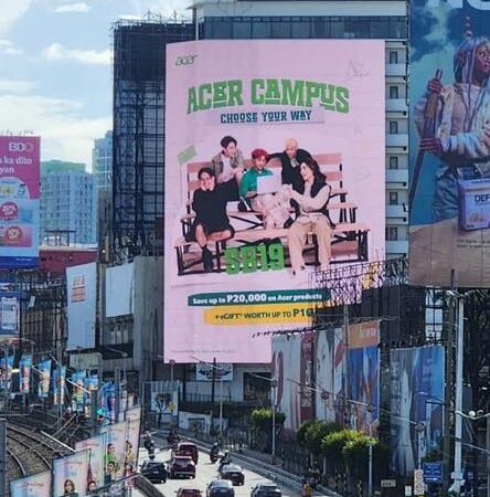 Acer Erects SB19 Billboard & Train Wrap from an Online A’TIN Request Acer Erects SB19 Billboard & Train Wrap from an Online A’TIN Request