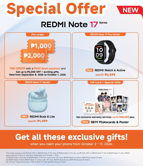 REDMI Note 17 Pro Max 5G Philippine price REDMI Note 17 Pro Max 5G Philippine price